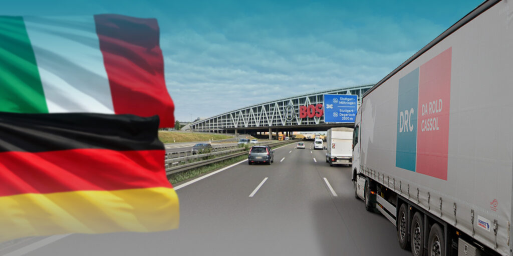 Immagine di un'autostrada tedesca